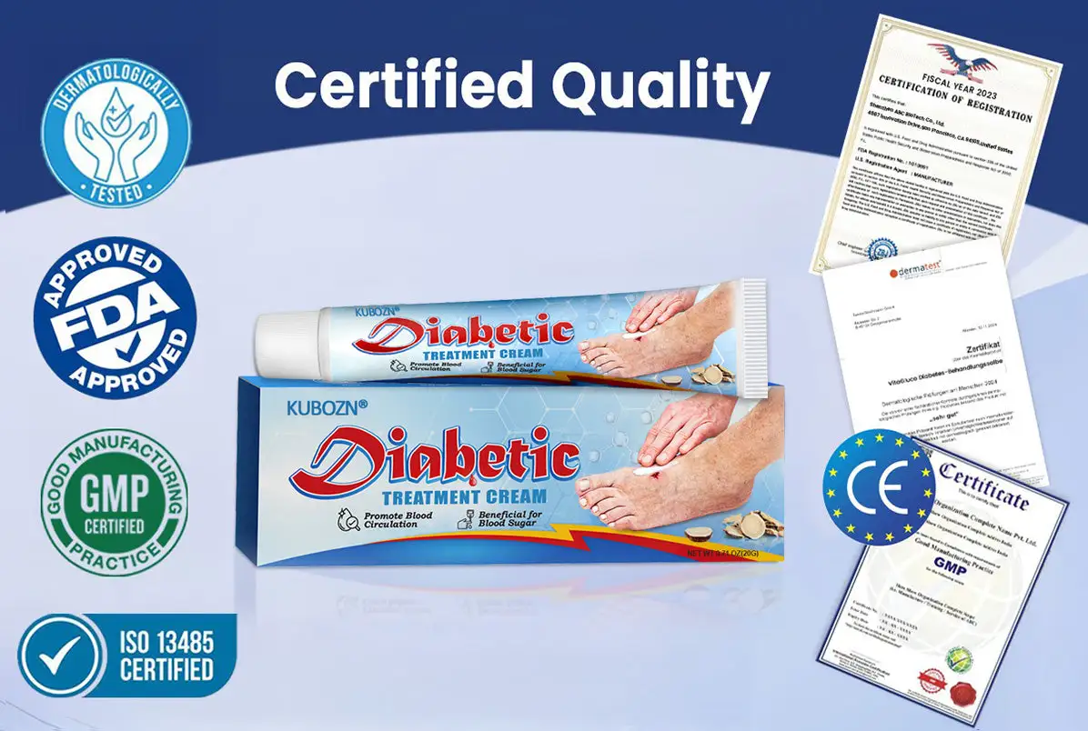 KUBOZN® VitaGluco Diabetes Treatment Cream -👨⚕️ American Academy of Dermatology (AAD) Approved