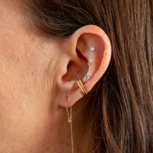 KUBOZN® Crystal Ear Seed Kit: Needle-Free Acupressure for Holistic Balance