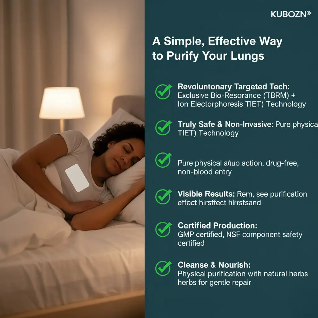 KUBOZN® Targeted Lung Cleansing Patch