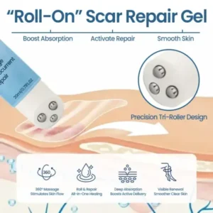 KUBOZN® Triple-Roller Microcurrent ScarRepair Gel
